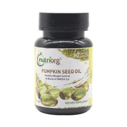 Nutriorg Pumpkin seed oil soft gel 60 Capsule